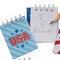 1 1/2" x 2" Bulk 48 Pc. Patriotic Red, White & Blue Mini Spiral Notepads